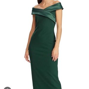 NWT Ralph Lauren Fern Green Midi Dress